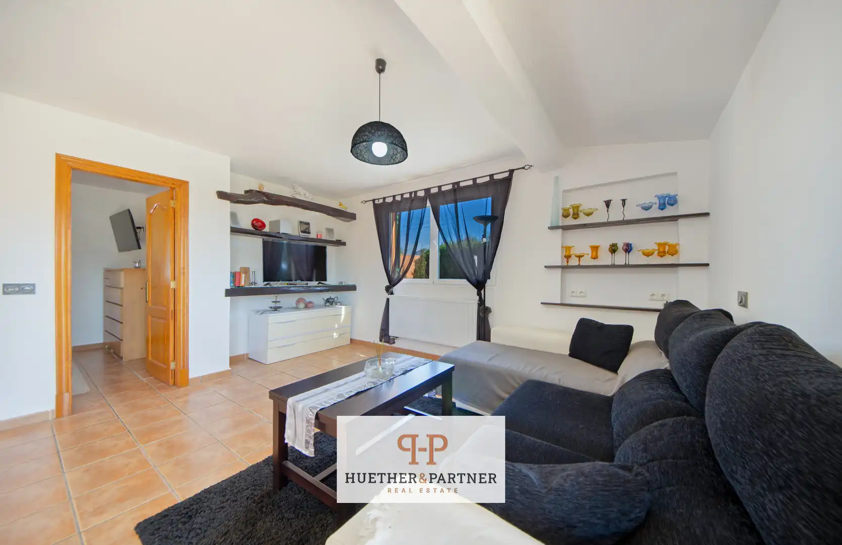 Wohnzimmer von Country house zum Verkauf in Llucmajor mit Klimaanlage, Heizung und Möbliert