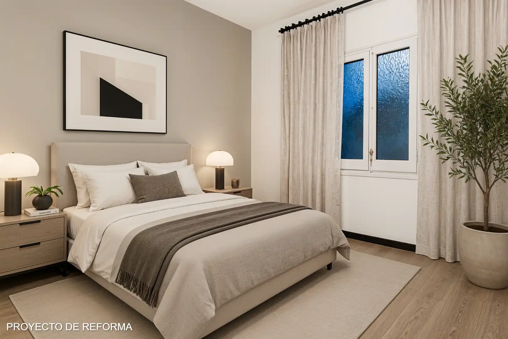 Schlafzimmer von Wohnung zum Verkauf in Barcelona mit Terrasse und Balkon