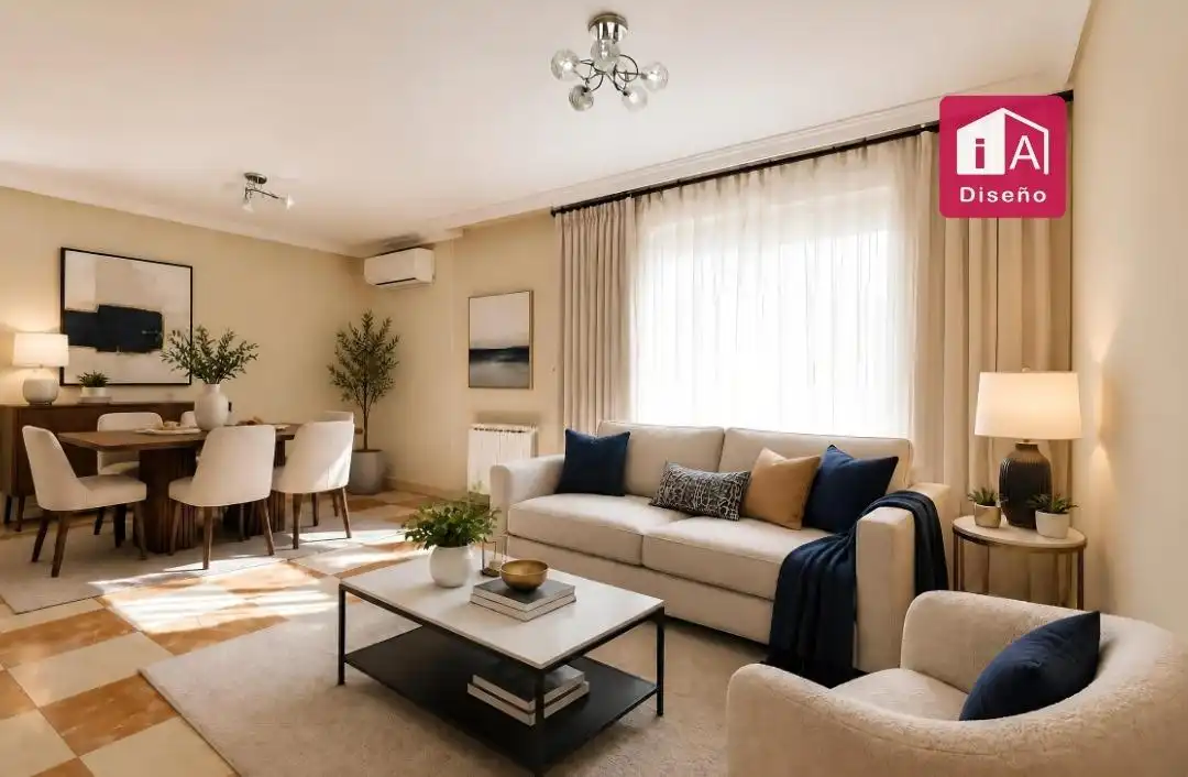 Sala de estar de Ático en venta en Torrejón de Ardoz con Aire acondicionado, Calefacción y Terraza