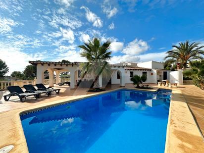 Exterior view of House or chalet for sale in Moraira  with Air Conditioner, Heating and Private garden