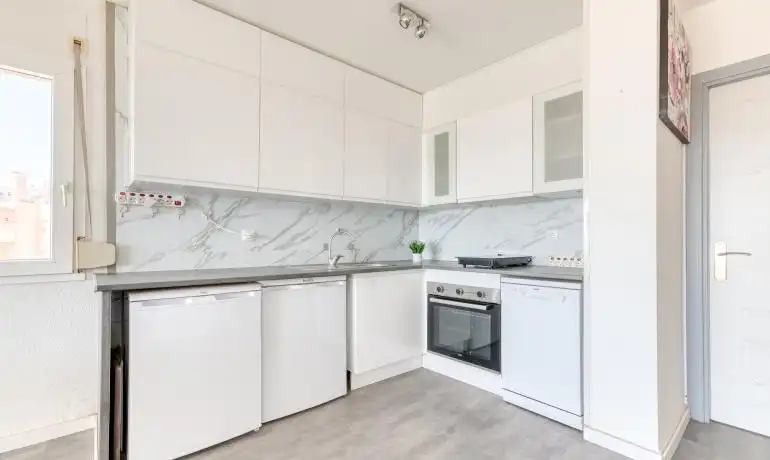 Cocina de Apartamento en venta en Roses con Aire acondicionado, Calefacción y Parquet