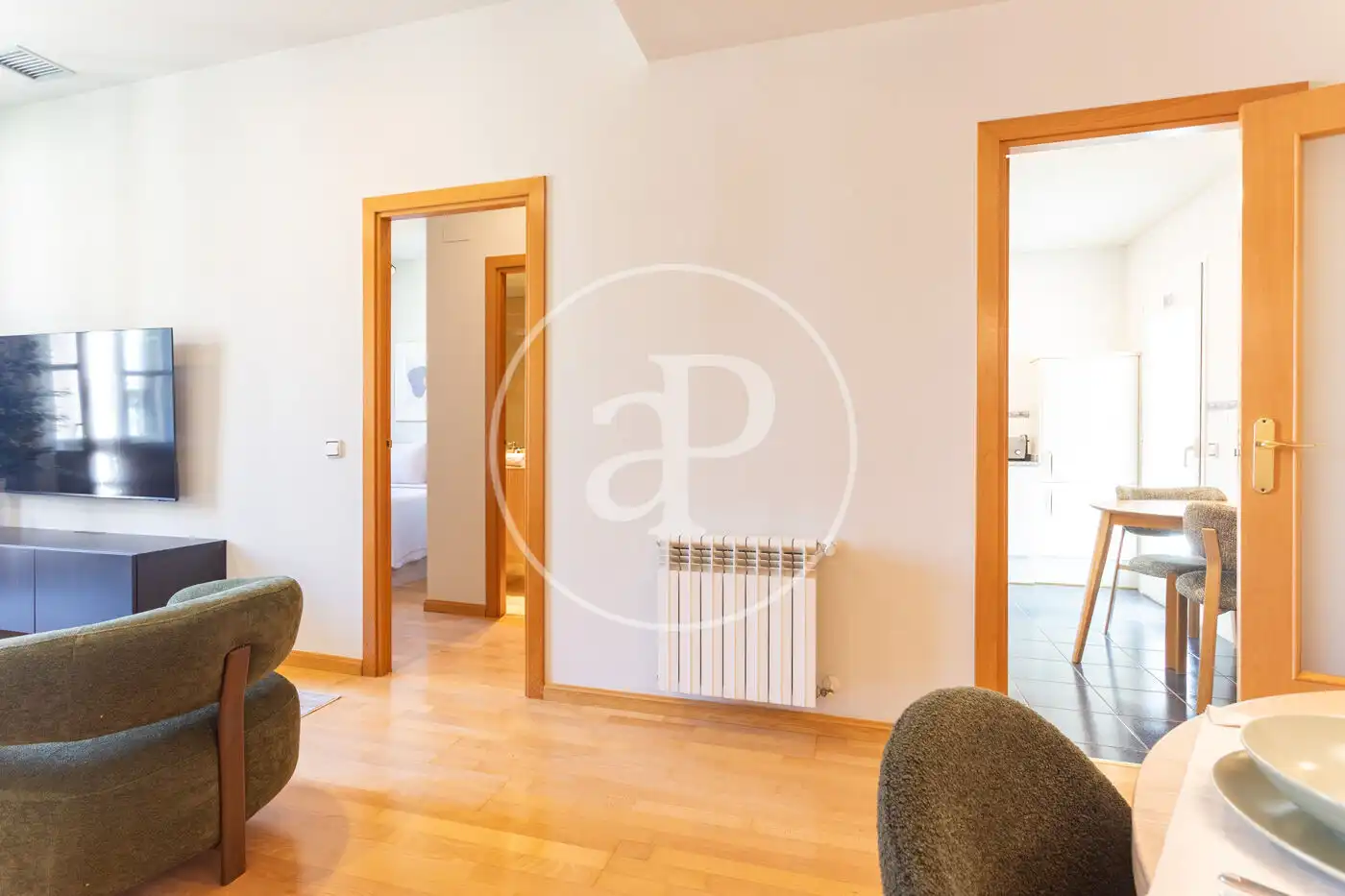 Wohnung zur Miete in Barcelona mit Klimaanlage, Heizung und Möbliert