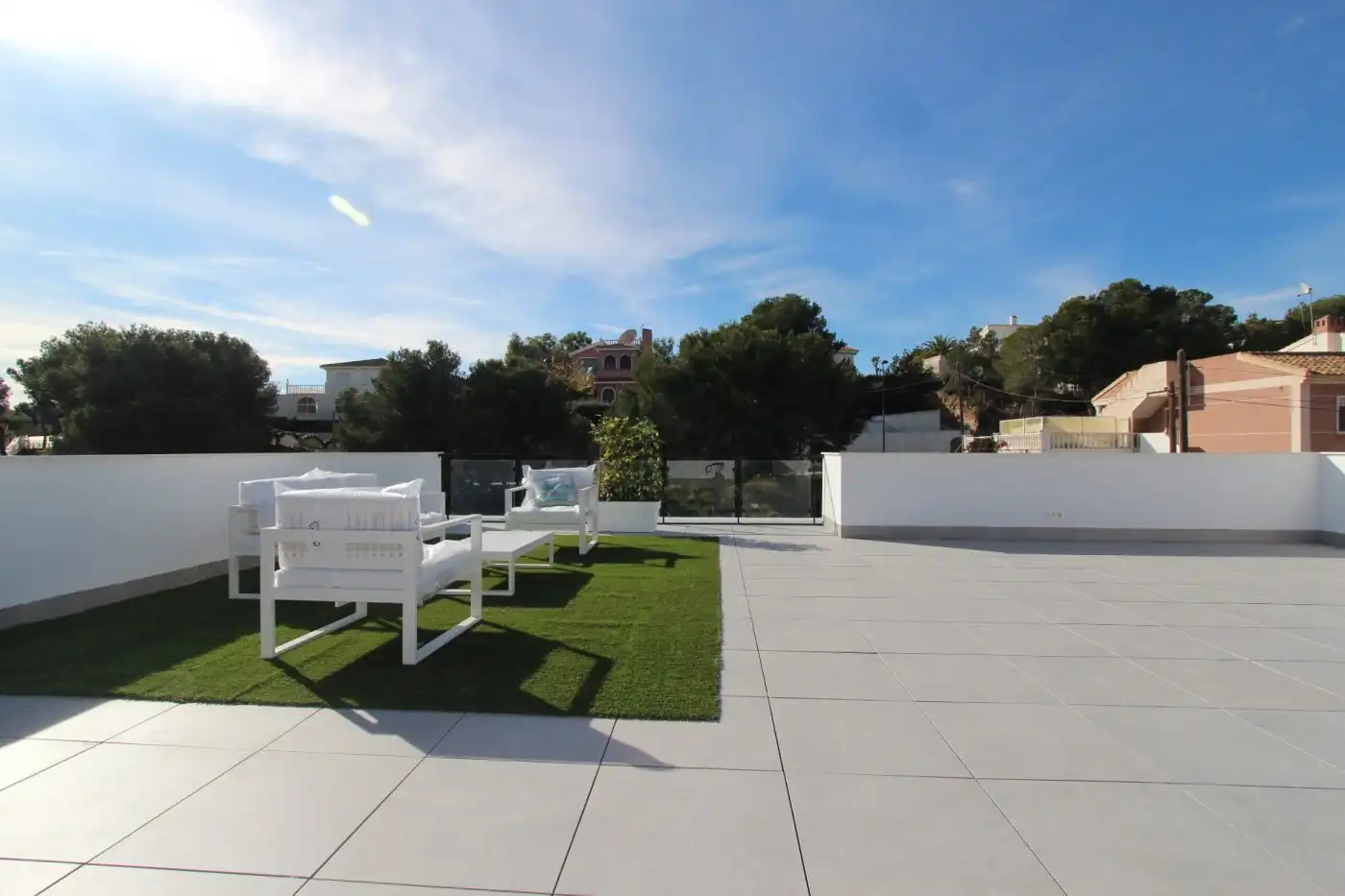 Terraza de Casa o chalet en venta en Pilar de la Horadada con Aire acondicionado, Calefacción y Jardín privado
