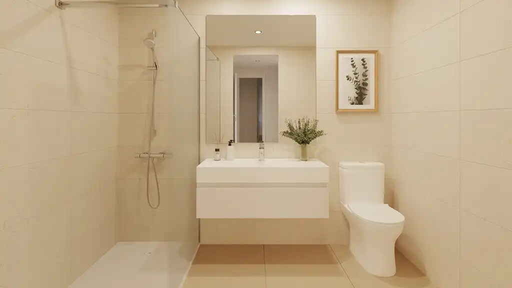 Bany de Apartament en venda en Calvià amb Aire condicionat, Calefacció i Terrassa