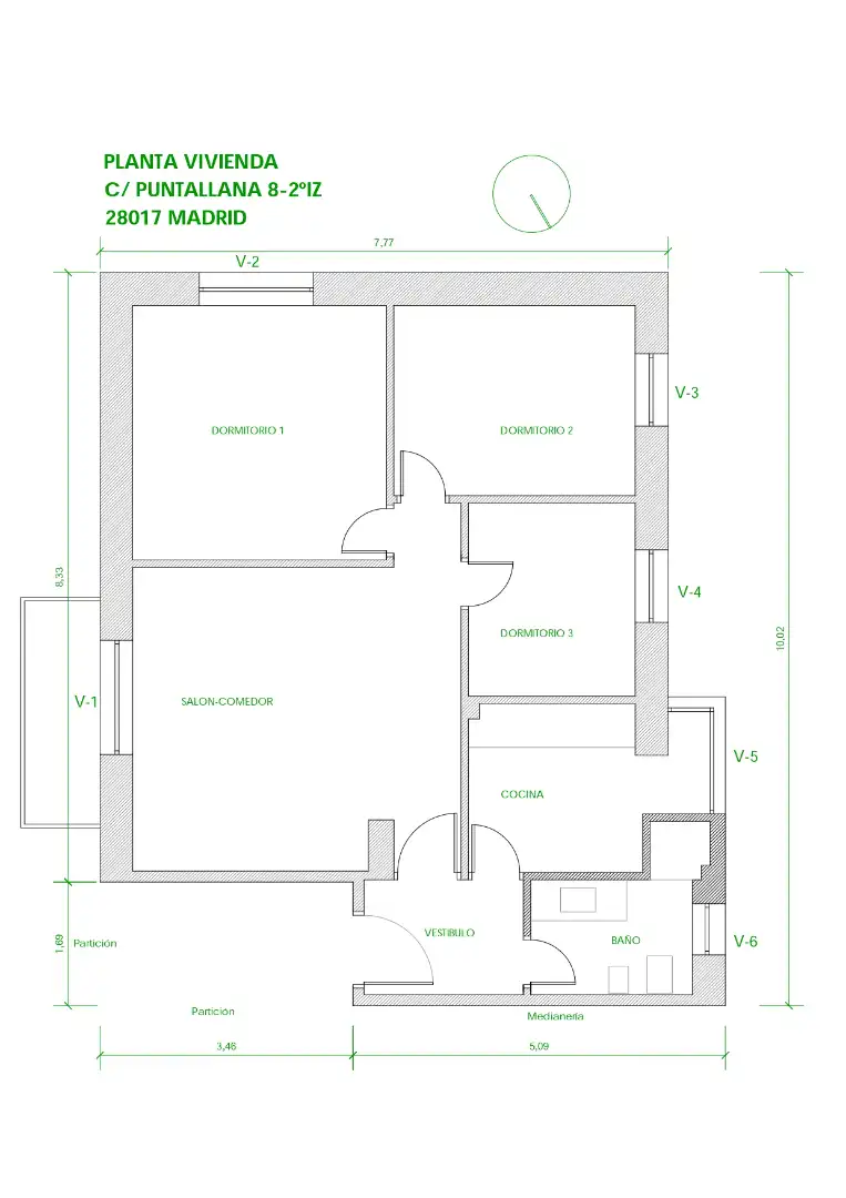 Piso en venta en Madrid con Aire acondicionado, Calefacción y Terraza
