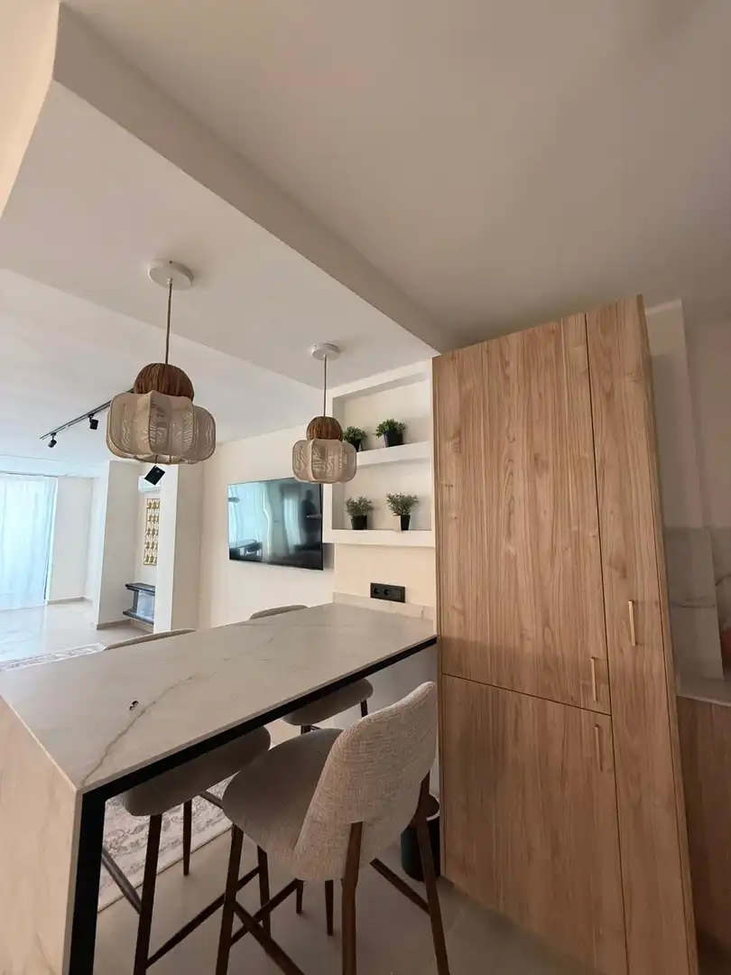 Küche von Dachboden zur Miete in Alicante / Alacant mit Klimaanlage, Heizung und Terrasse