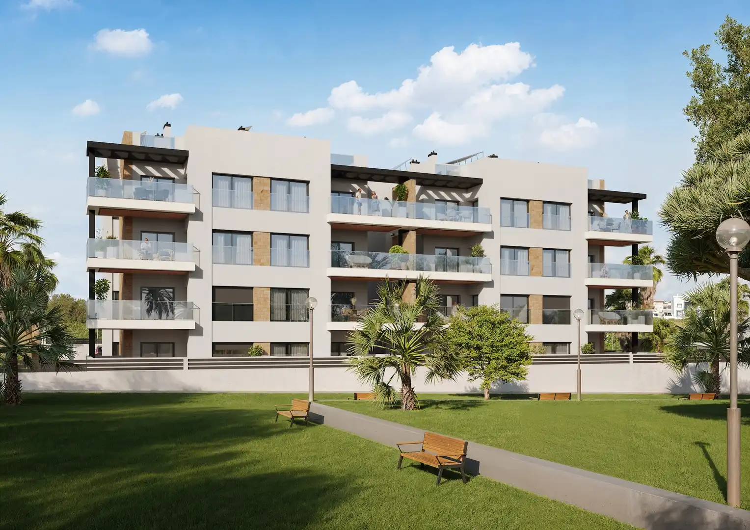Außenansicht von Erdgeschoss zum Verkauf in Torrevieja mit Privatgarten, Terrasse und Schwimmbad