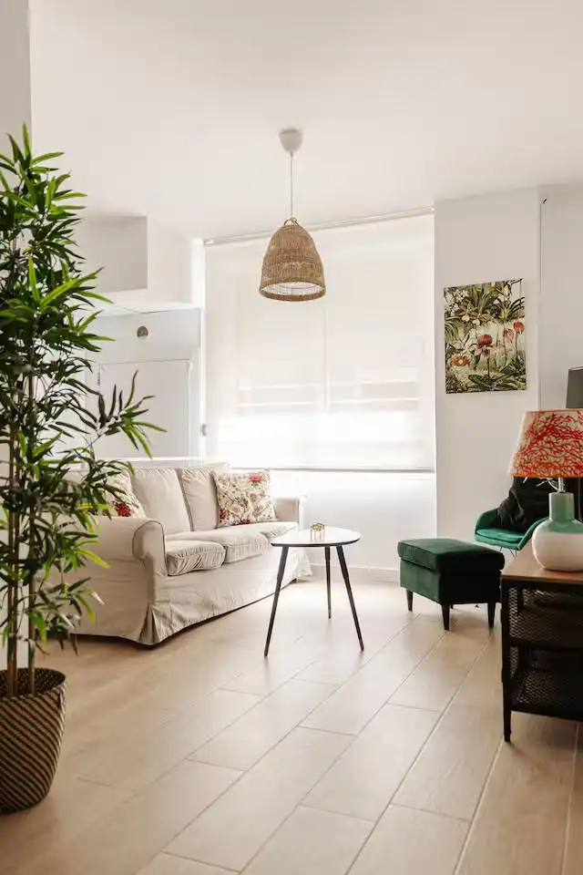 Wohnzimmer von Wohnung zur Miete in Centro