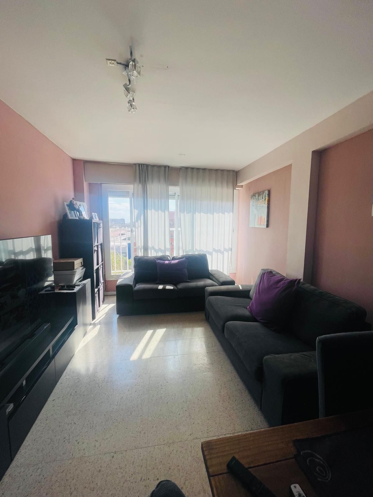 Sala d'estar de Pis en venda en  Barcelona Capital amb Calefacció
