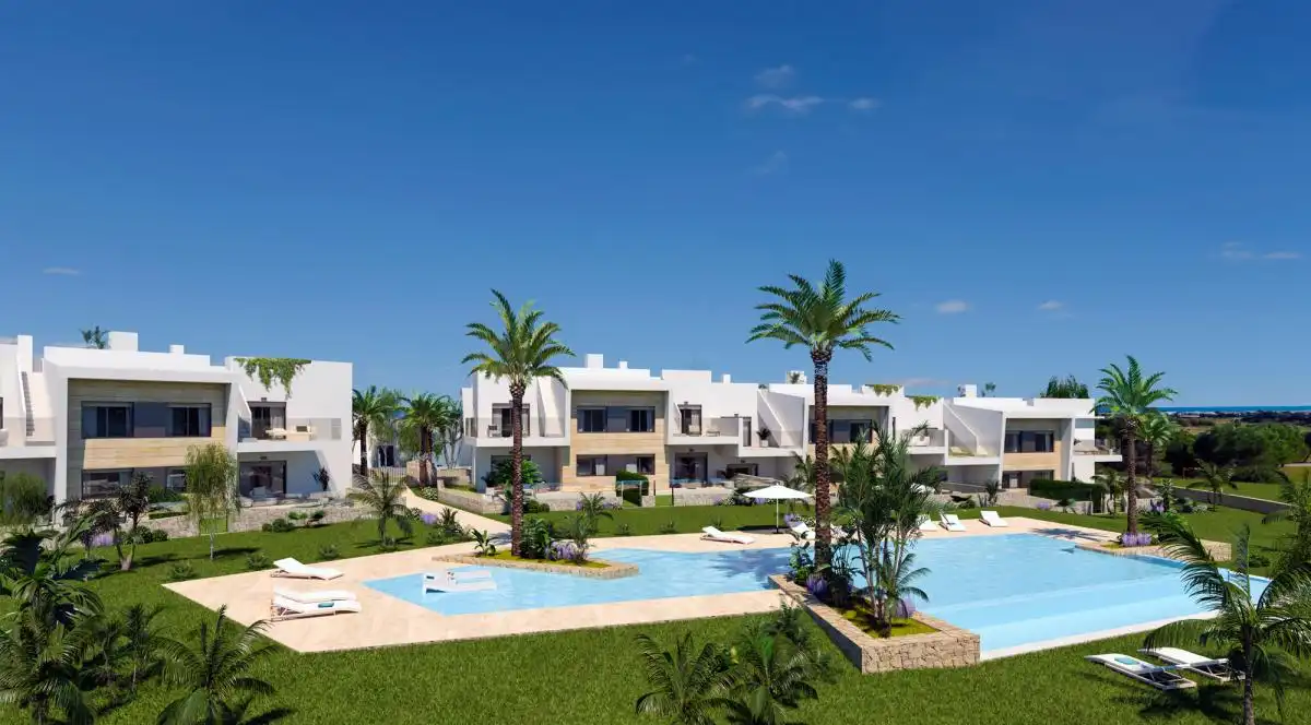 Garten von Wohnung zum Verkauf in Pilar de la Horadada mit Klimaanlage, Privatgarten und Terrasse