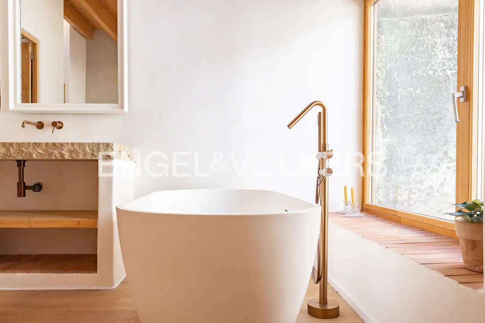 Bathroom of Houses for rent in Sant Pol de Mar  with Air Conditioner, Heating and Parquet flooring