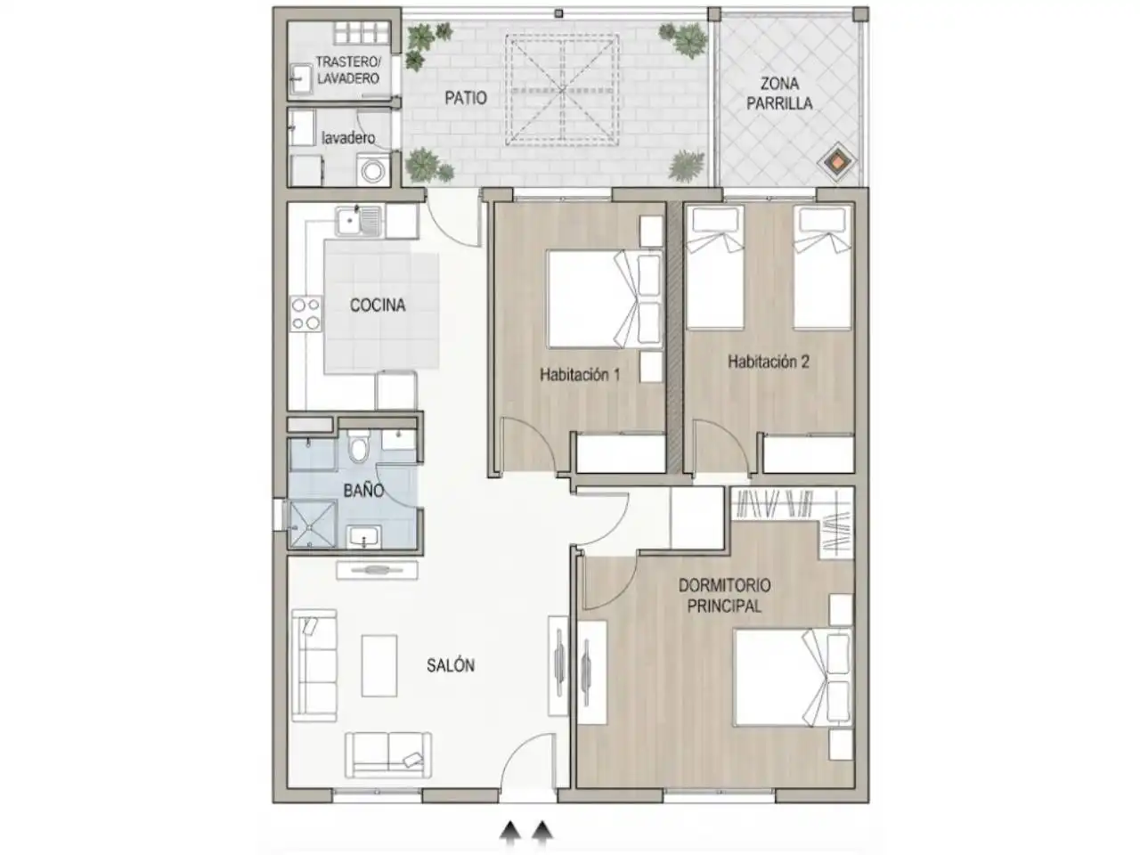 Casa o chalet de alquiler en Yepes con Aire acondicionado, Calefacción y Jardín privado