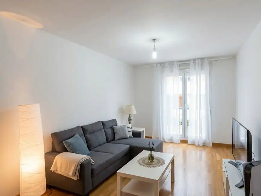 Sala de estar de Piso en venta en Ponferrada con Calefacción y Amueblado