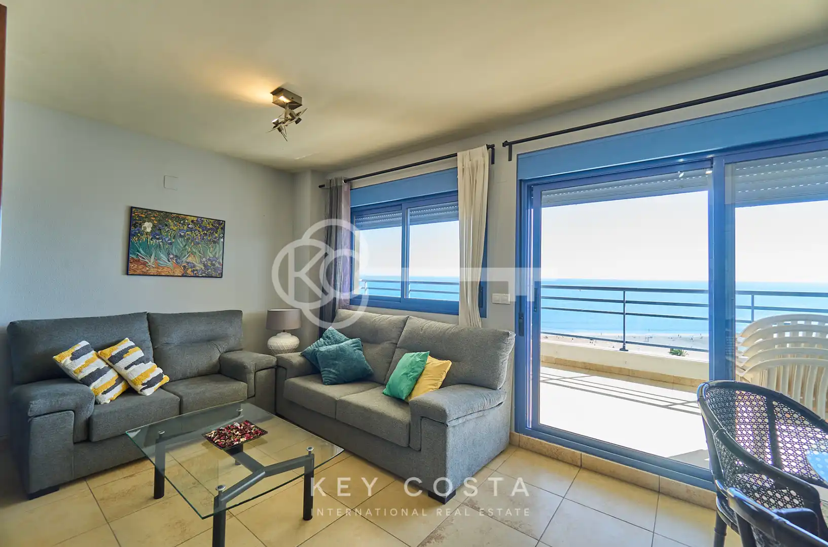 Sala d'estar de Àtic de lloguer en Alicante / Alacant amb Aire condicionat, Piscina i Moblat