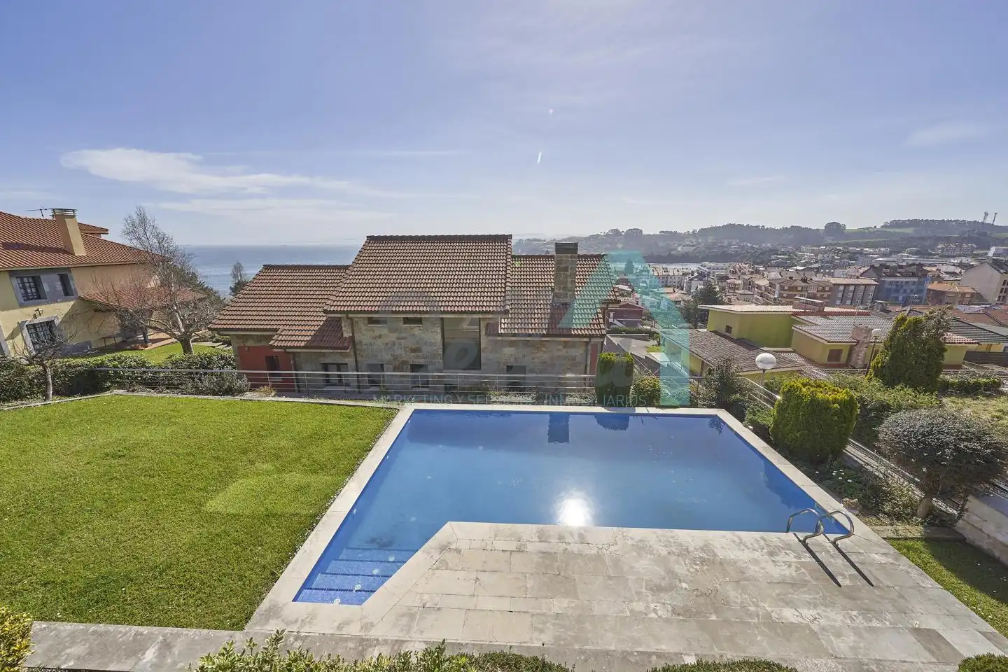 Swimming pool of Houses for sale in Gozón  with Heating, Private garden and Terrace