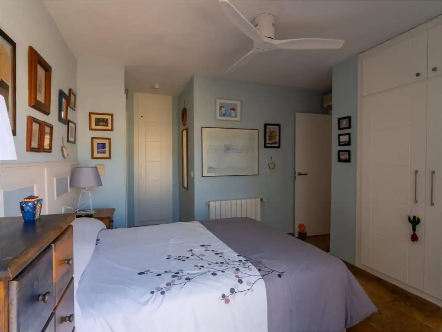 Schlafzimmer von Dachboden zur Miete in Rincón de la Victoria mit Klimaanlage, Abstellraum und Möbliert