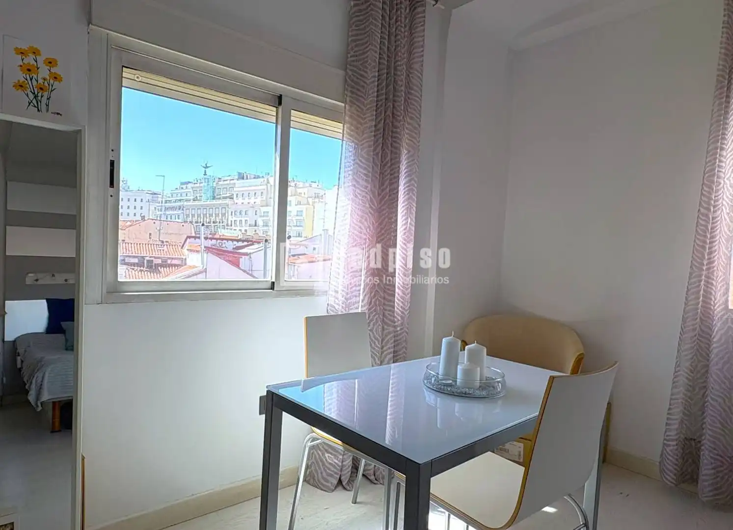 Bedroom of Study for rent in Madrid  with Air Conditioner, Heating and Terrace