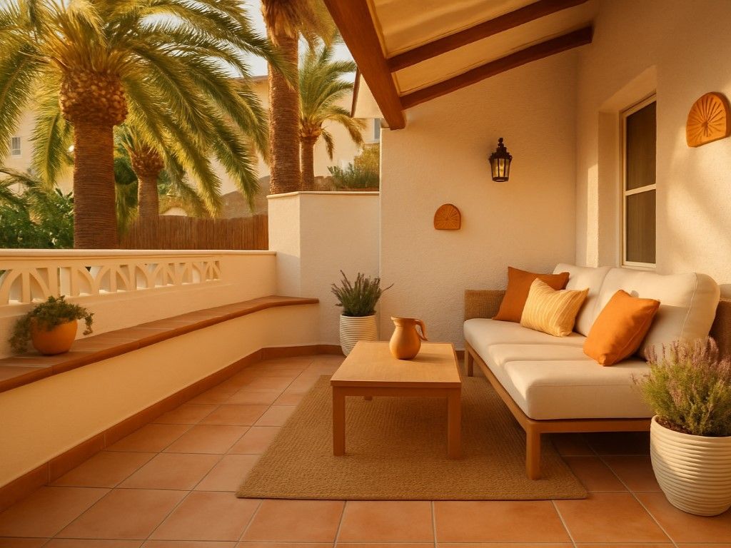 Terrace of Single-family semi-detached for sale in Dénia  with Air Conditioner, Private garden and Terrace