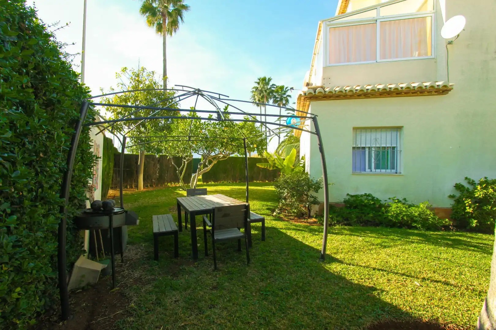 Garden of Apartments for sale in Els Poblets  with Air Conditioner, Private garden and Storage room