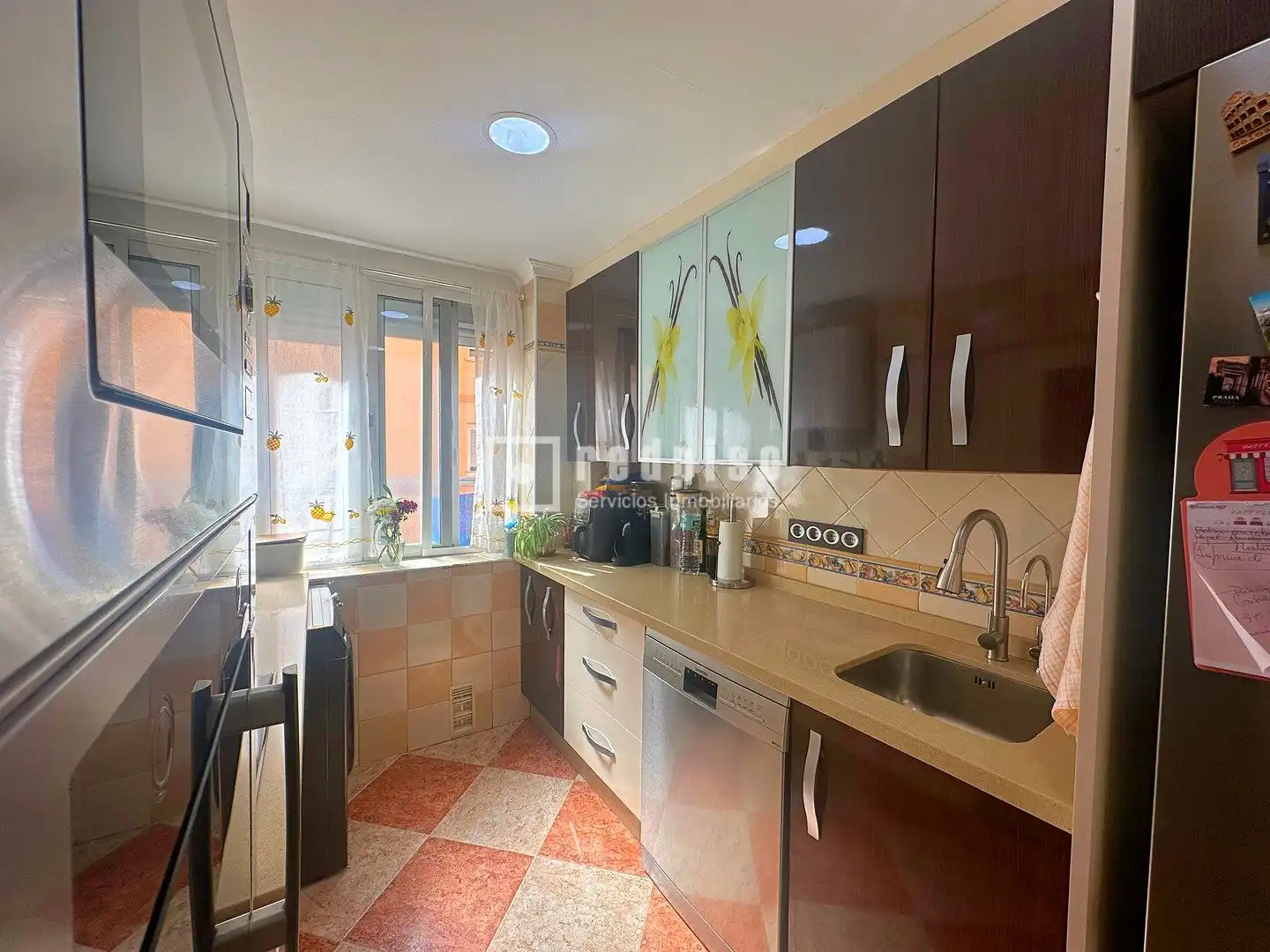 Küche von Wohnung zum Verkauf in Málaga mit Klimaanlage, Heizung und Terrasse