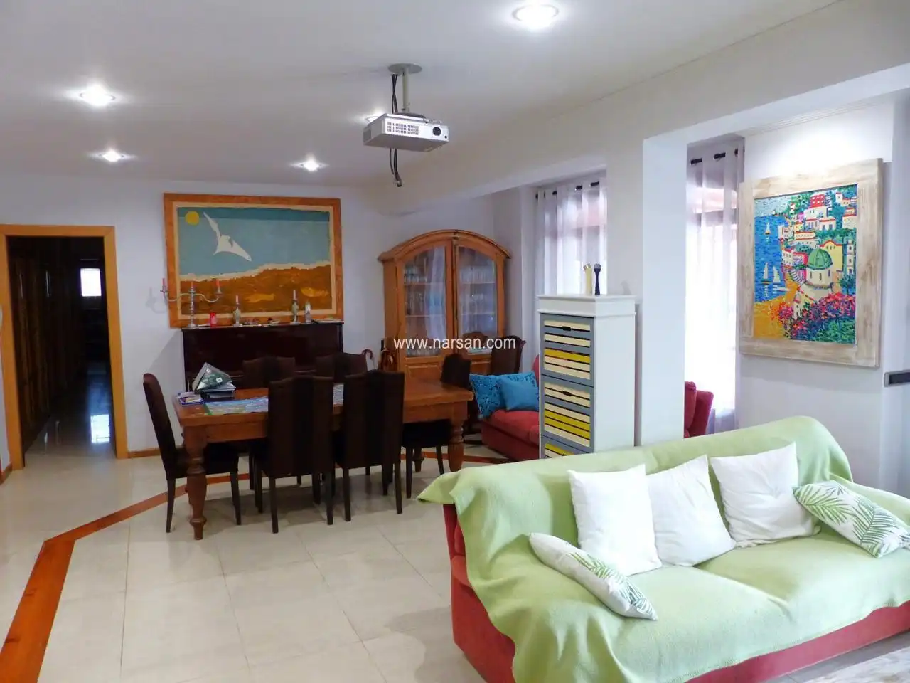 Sala de estar de Casa o chalet en venta en Oropesa del Mar / Orpesa con Aire acondicionado, Jardín privado y Terraza