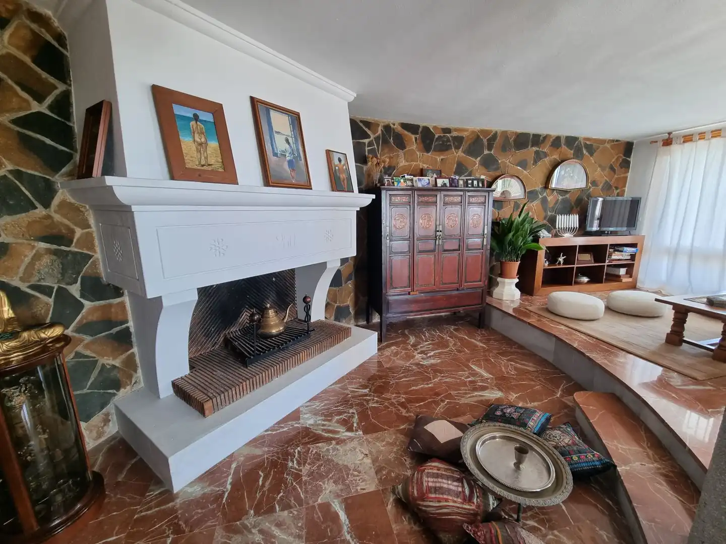 Living room of Houses for sale in Málaga  with Air Conditioner and Terrace
