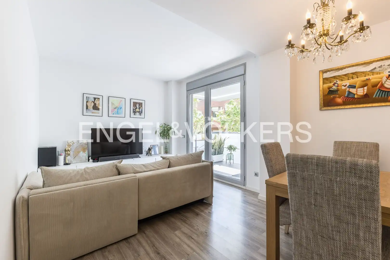 Exterior view of Flat for sale in Esplugues de Llobregat  with Air Conditioner, Heating and Private garden