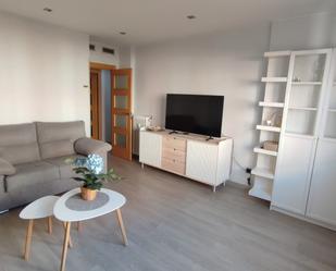 Living room of Flat to rent in  Zaragoza Capital  with Heating, Parquet flooring and Furnished