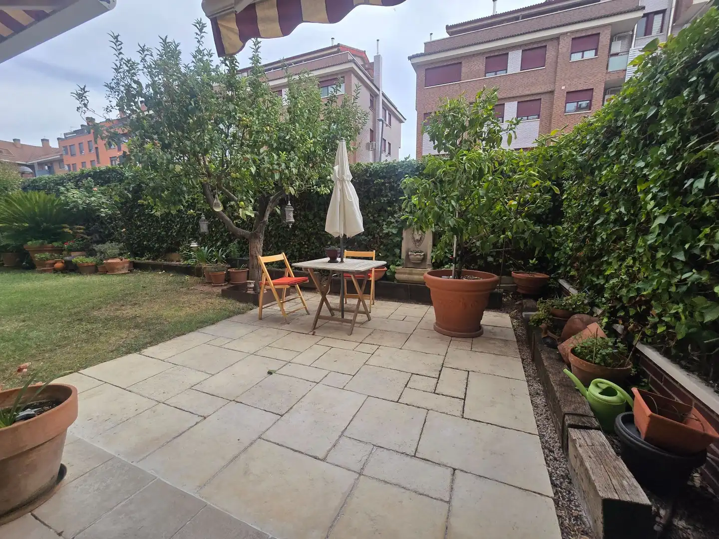 Jardí de Apartament en venda en Villamediana de Iregua amb Calefacció, Jardí privat i Terrassa