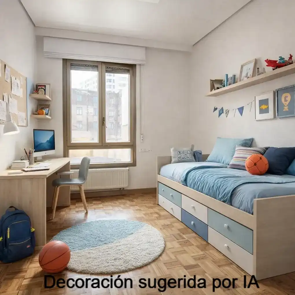 Schlafzimmer von Wohnung zum Verkauf in Barañáin / Barañain mit Heizung und Balkon