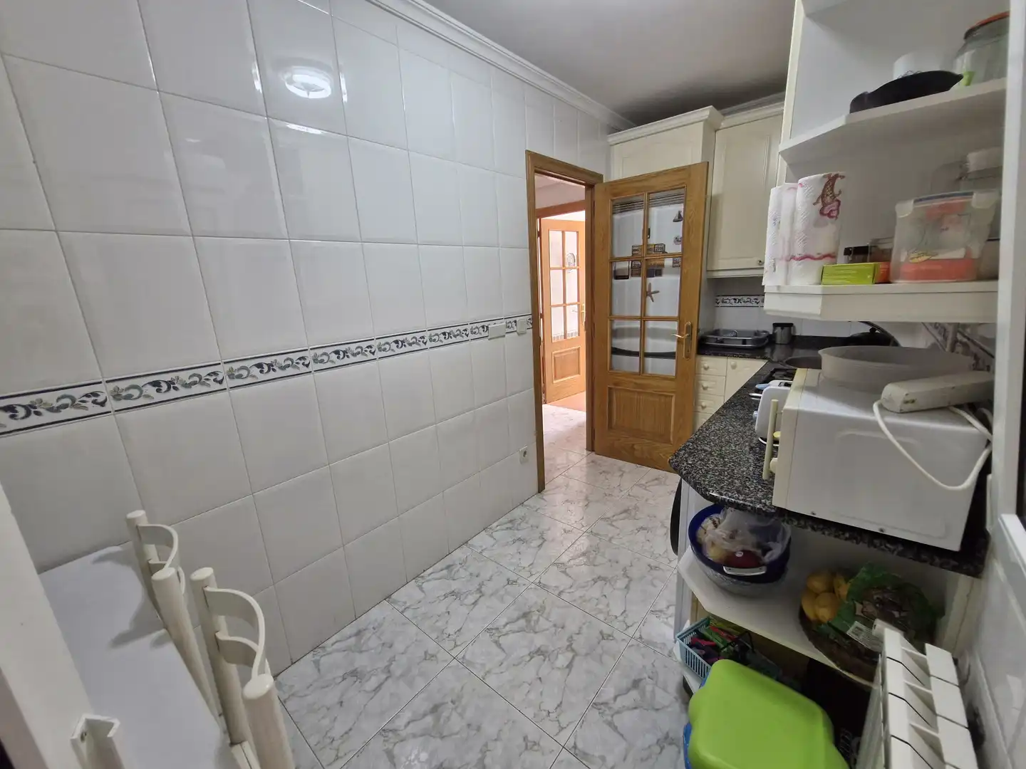 Kitchen of Flat for sale in Foz  with Heating, Storage room and Furnished