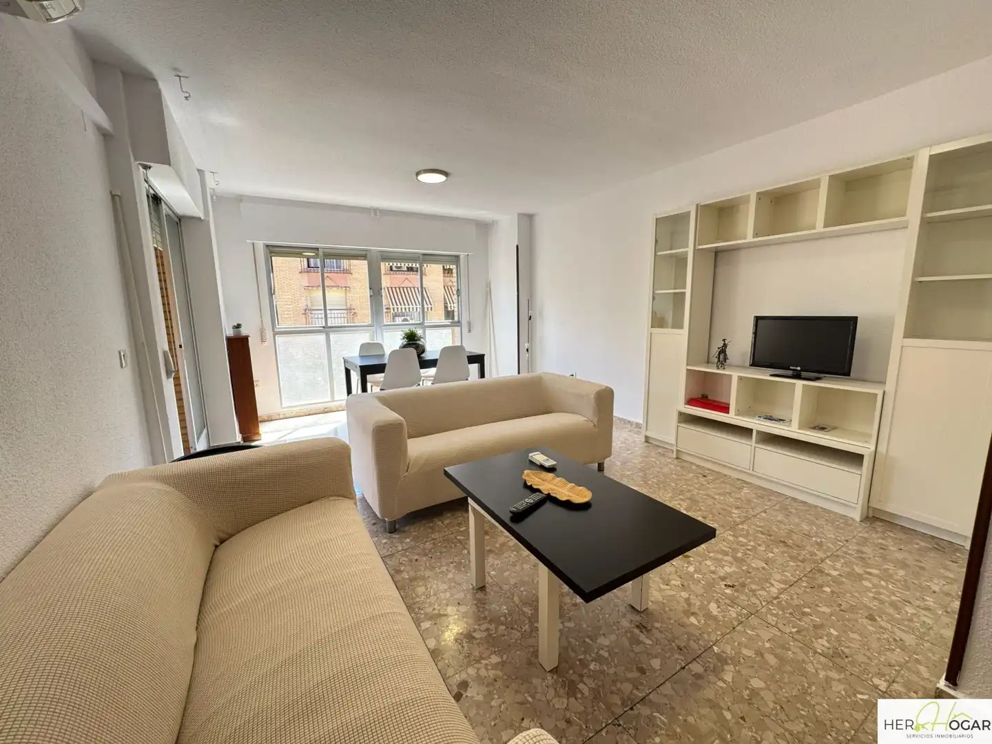 Wohnzimmer von Wohnung zur Miete in Toledo mit Klimaanlage, Heizung und Parkett