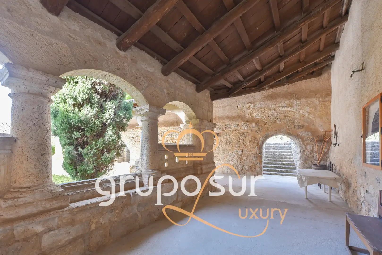 Terraza de Casa o chalet en venta en San Cebrián de Mazote con Calefacción, Jardín privado y Parquet