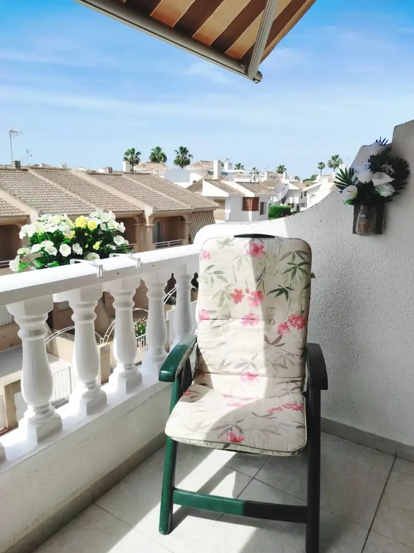 Terraza de Apartamento de alquiler en Pilar de la Horadada con Aire acondicionado, Calefacción y Terraza