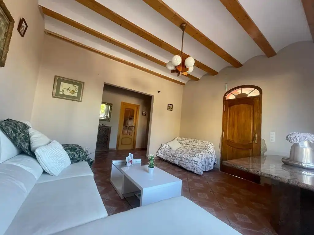 Sala d'estar de Casa o xalet en venda en Cullera amb Aire condicionat, Jardí privat i Terrassa