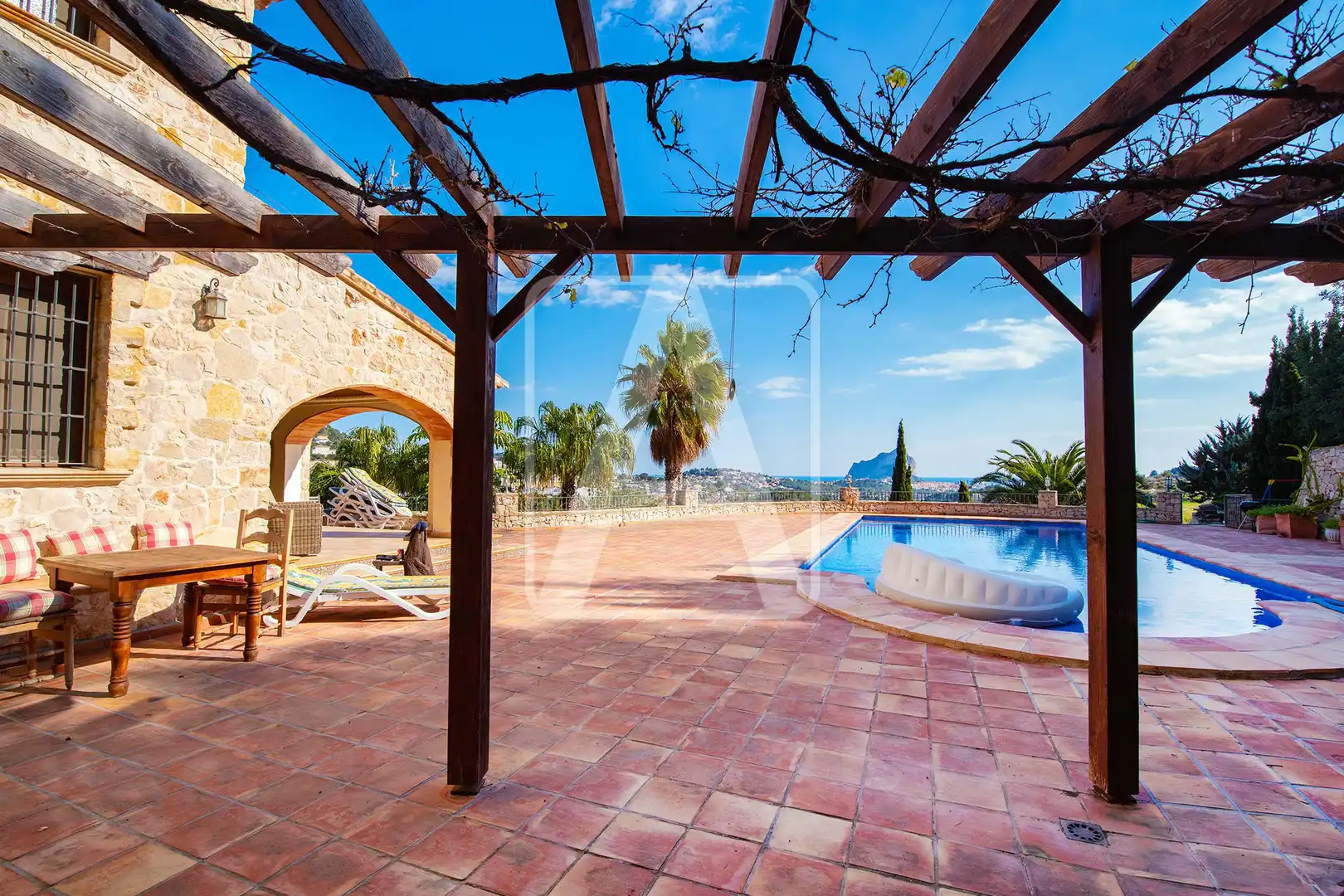 Terraza de Finca rústica en venta en Benissa con Calefacción, Jardín privado y Terraza