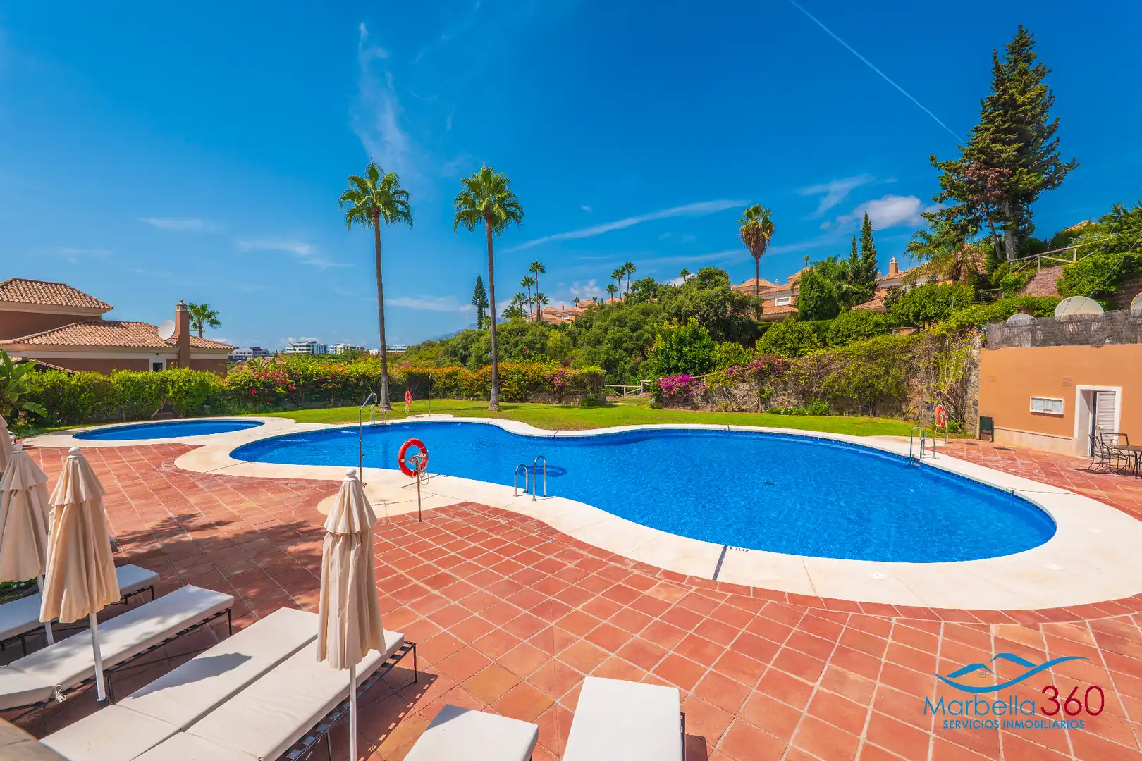 Jardín de Casa adosada en venta en Marbella con Aire acondicionado, Calefacción y Jardín privado