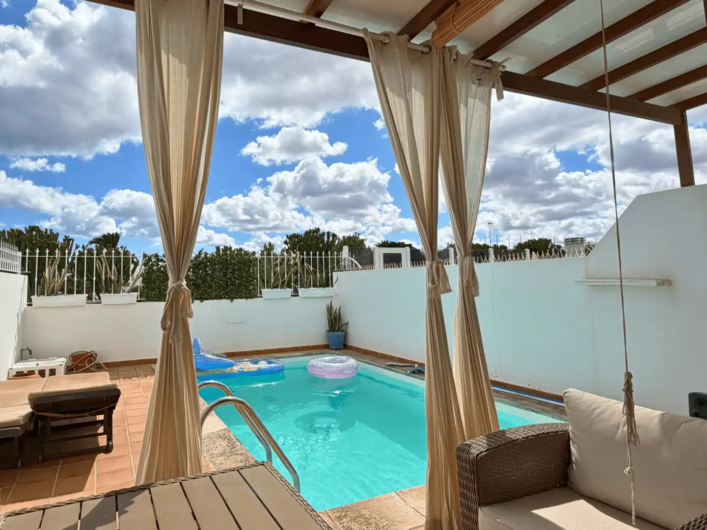Swimming pool of Houses for sale in Teguise  with Terrace, Swimming Pool and Balcony
