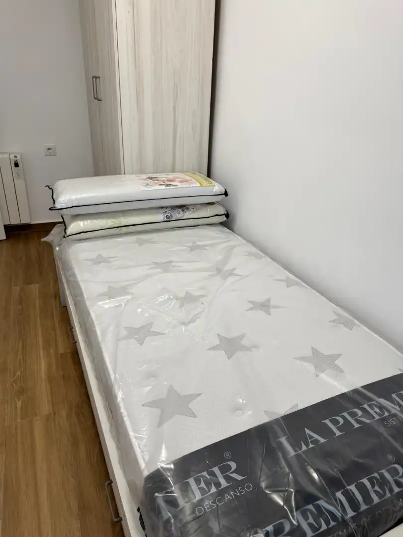 Schlafzimmer von Wohnung zur Miete in Alcázar de San Juan mit Klimaanlage, Heizung und Möbliert