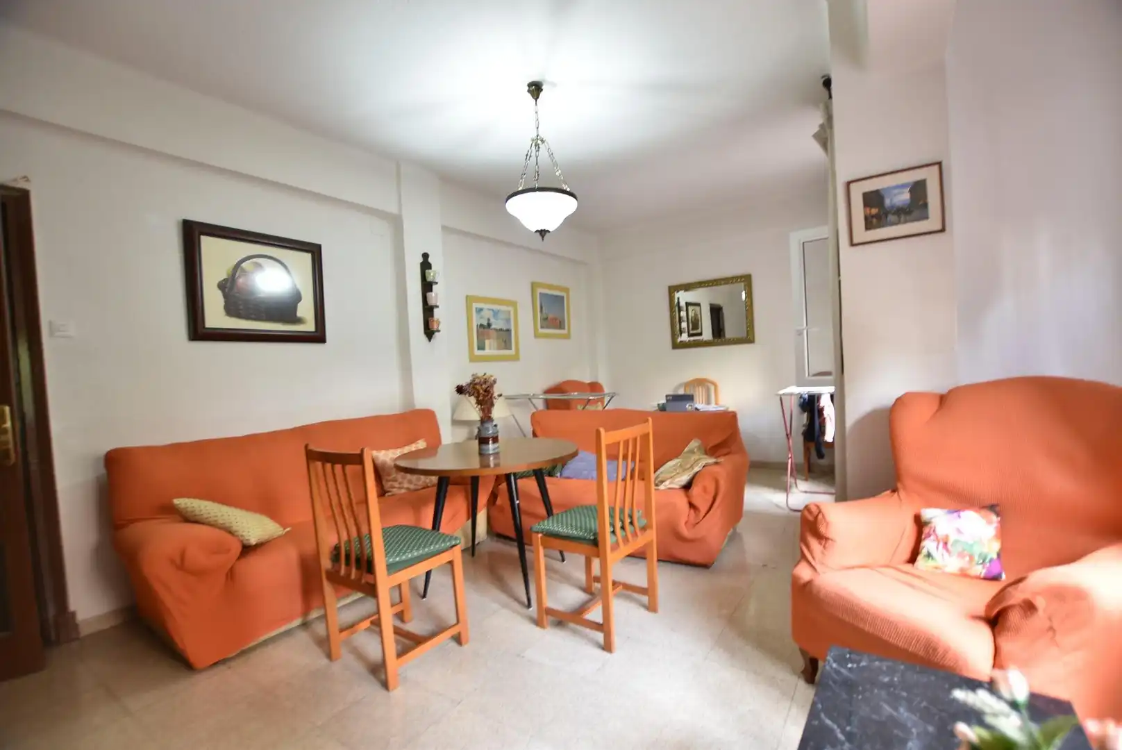 Living room of Flat for rent in Granada  with Furnished