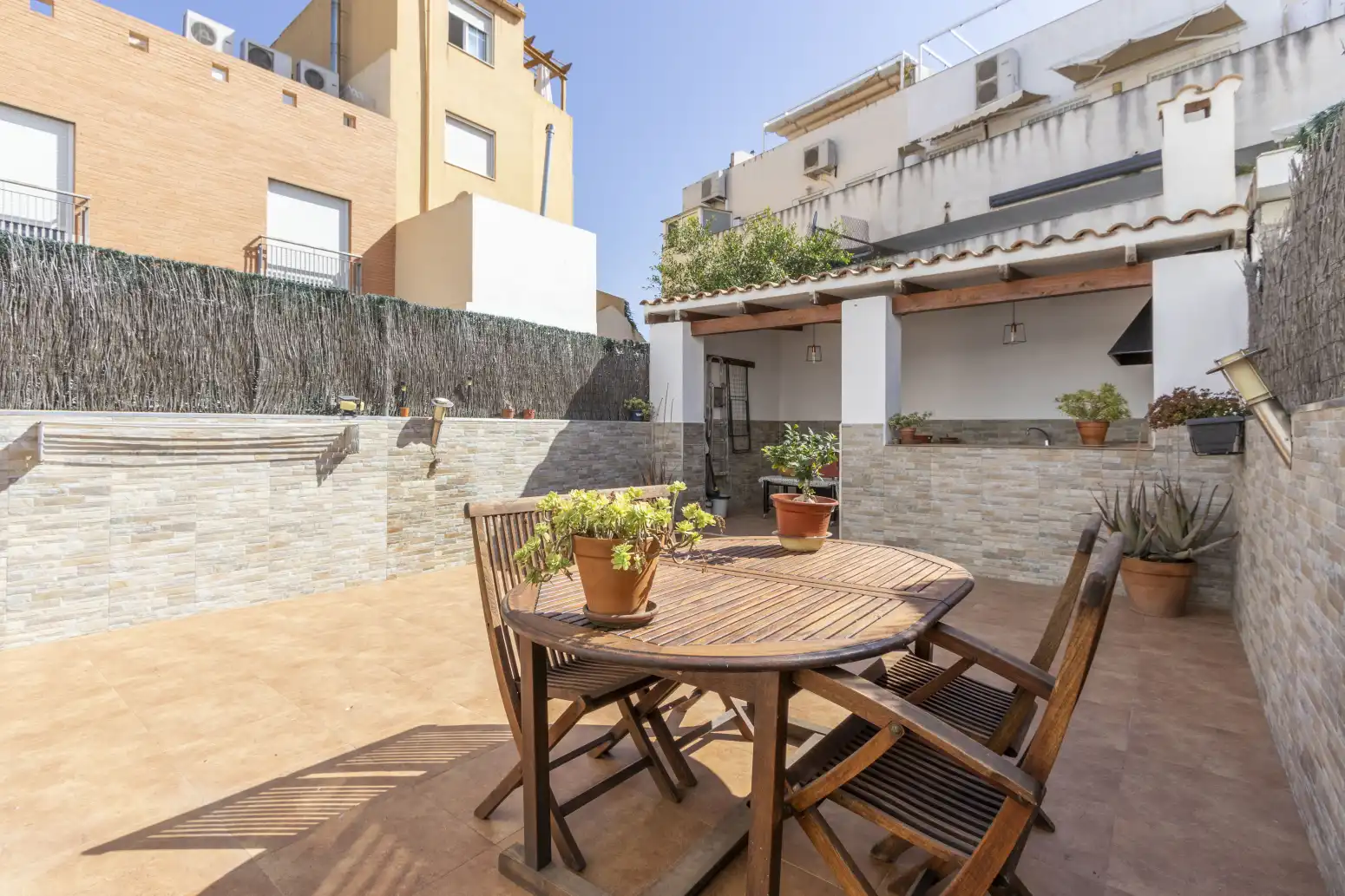 Terraza de Casa o chalet de alquiler en Vinalesa con Aire acondicionado, Terraza y Amueblado