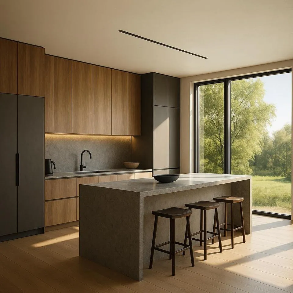 Cuina de Casa o xalet en venda en Rubí amb Jardí privat, Terrassa i Piscina