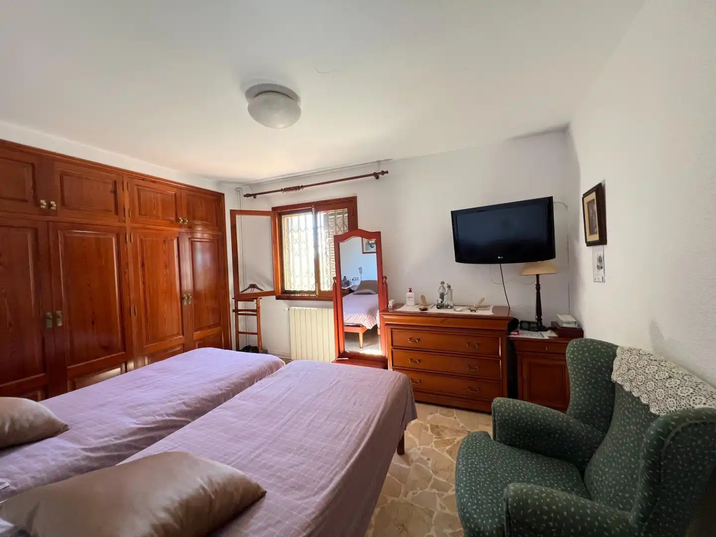 Habitación de Finca rústica en venta en Inca con Aire acondicionado, Calefacción y Jardín privado