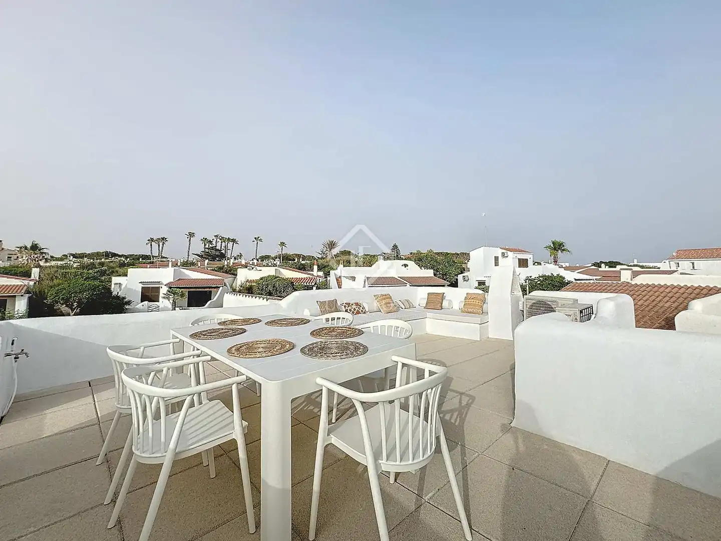 Terrasse von Haus oder Chalet zur Miete in Ciutadella de Menorca mit Klimaanlage, Privatgarten und Terrasse