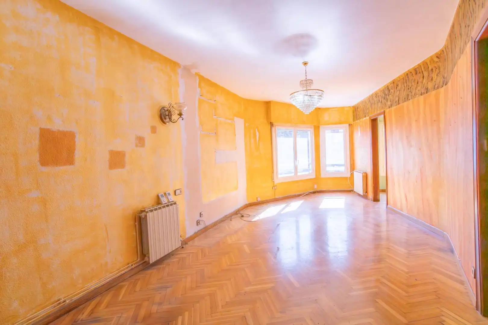 Sala d'estar de Pis en venda en Barcelona amb Calefacció i Parquet