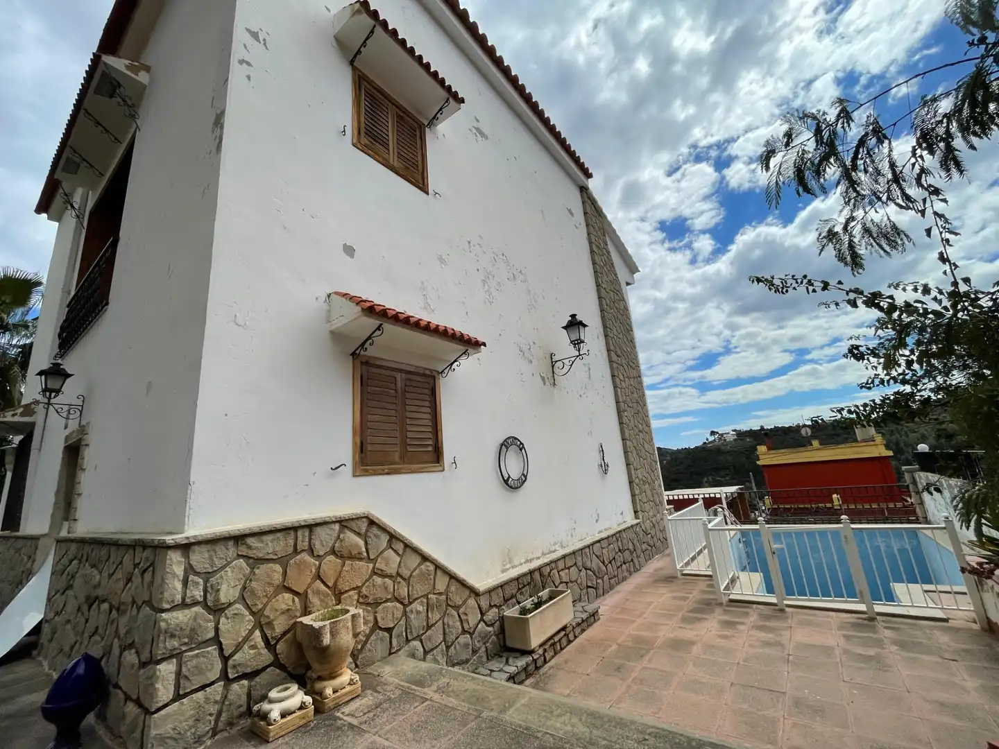 Vista exterior de Casa o chalet en venta en La Vall d'Uixó con Jardín privado, Terraza y Piscina