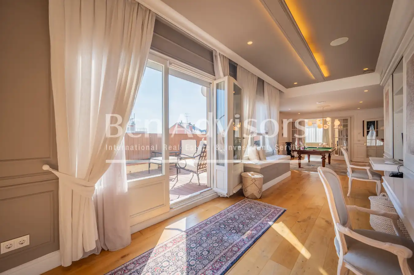 Living room of Attic for sale in Barcelona  with Air Conditioner, Heating and Terrace