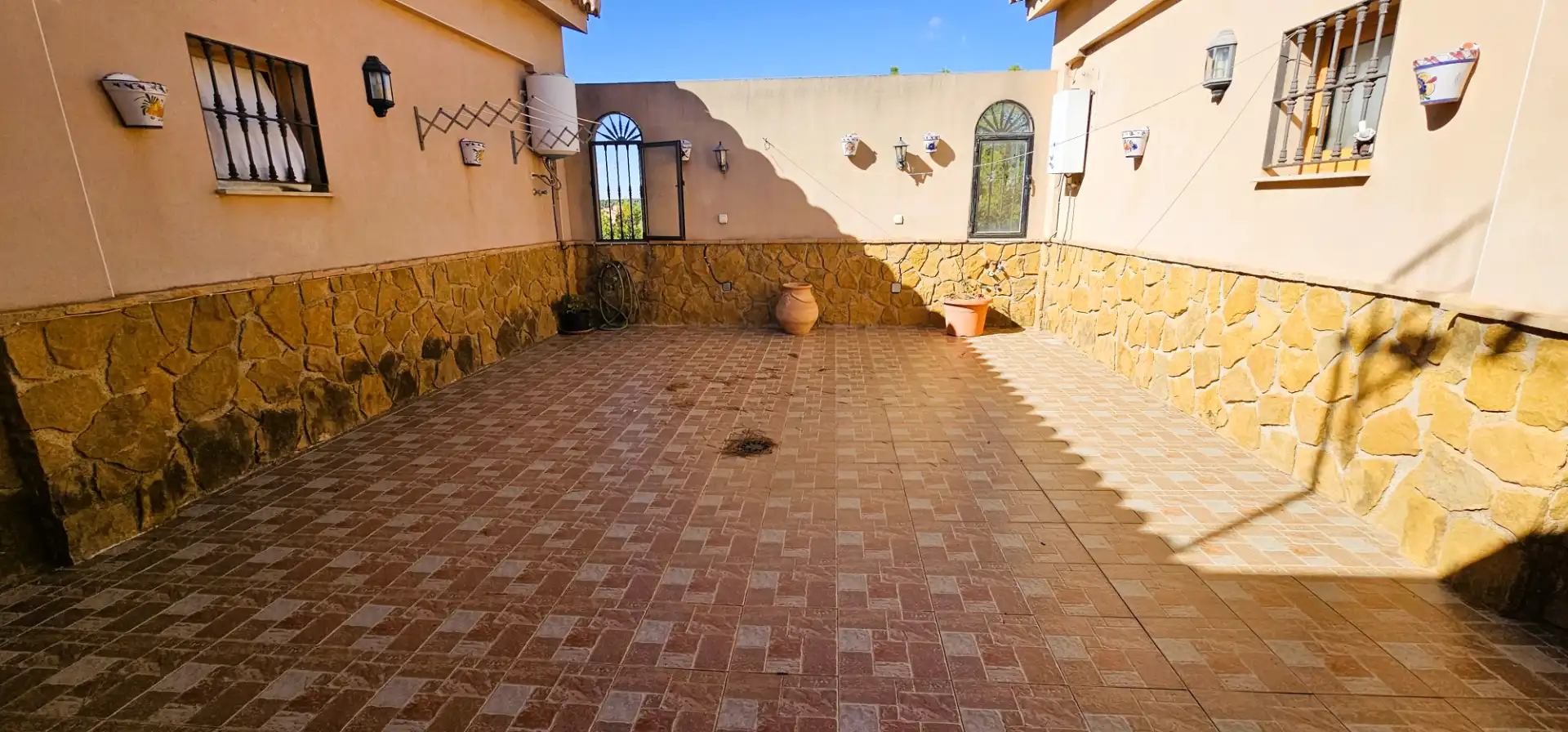Terrassa de Casa o xalet en venda en Aledo amb Jardí privat, Terrassa i Traster