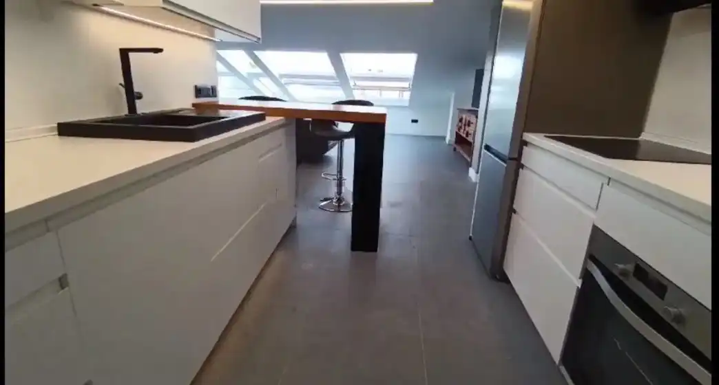 Kitchen of Flat for rent in Benalmádena  with Air Conditioner, Furnished and Oven