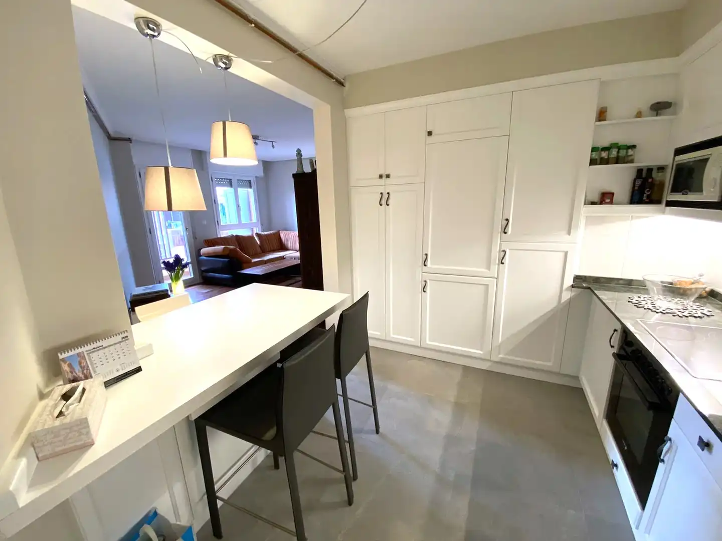 Kitchen of Flat for sale in Castro-Urdiales  with Heating, Parquet flooring and Terrace
